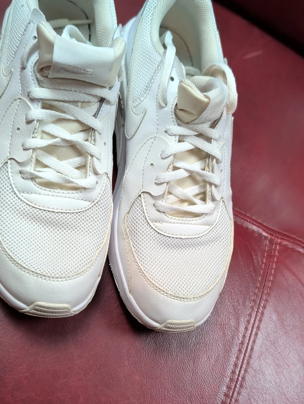 Nike White Air Max Shoes Sneakers Girls 6.5 Y
